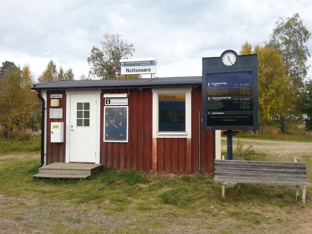 Nattavaara train station